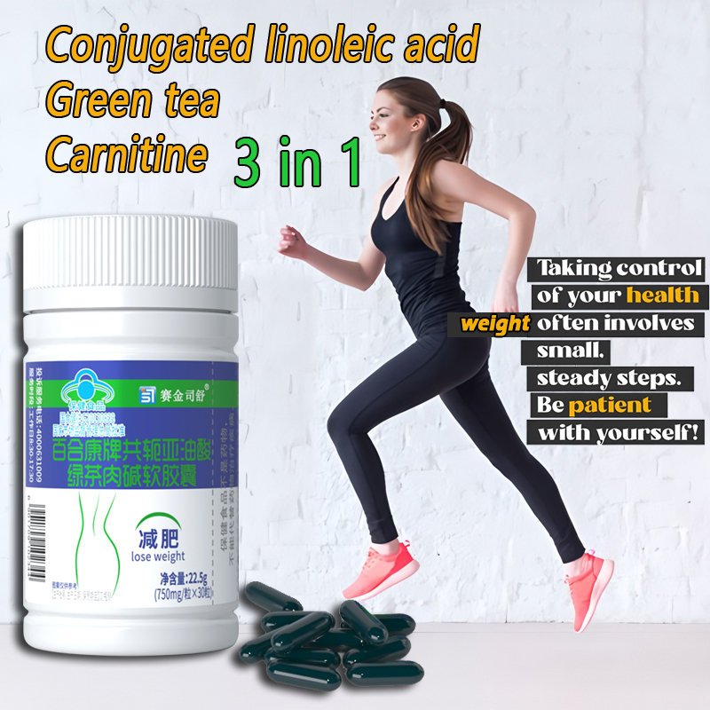 Herbal Weight Gain - Kwas linoleowy konjugowany Produkty odchudzające zielona