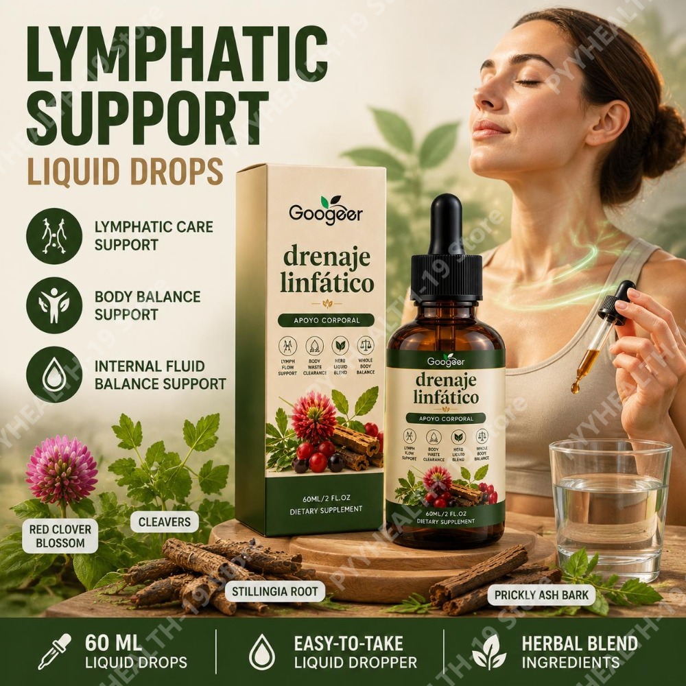 Herbal Wellness Liquid - Googeer Lymphatic Support Liquid Drops z