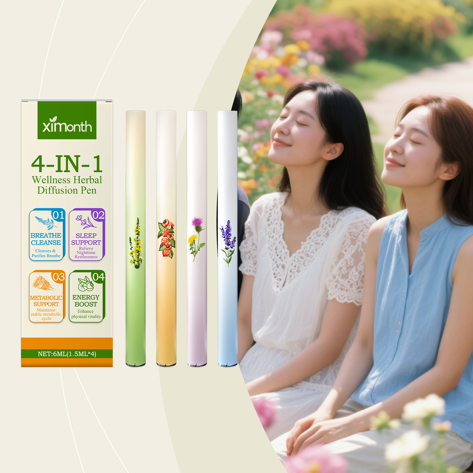 Herbal Wellness - 4 w 1 Ziołowy Stymulant Energetyczny