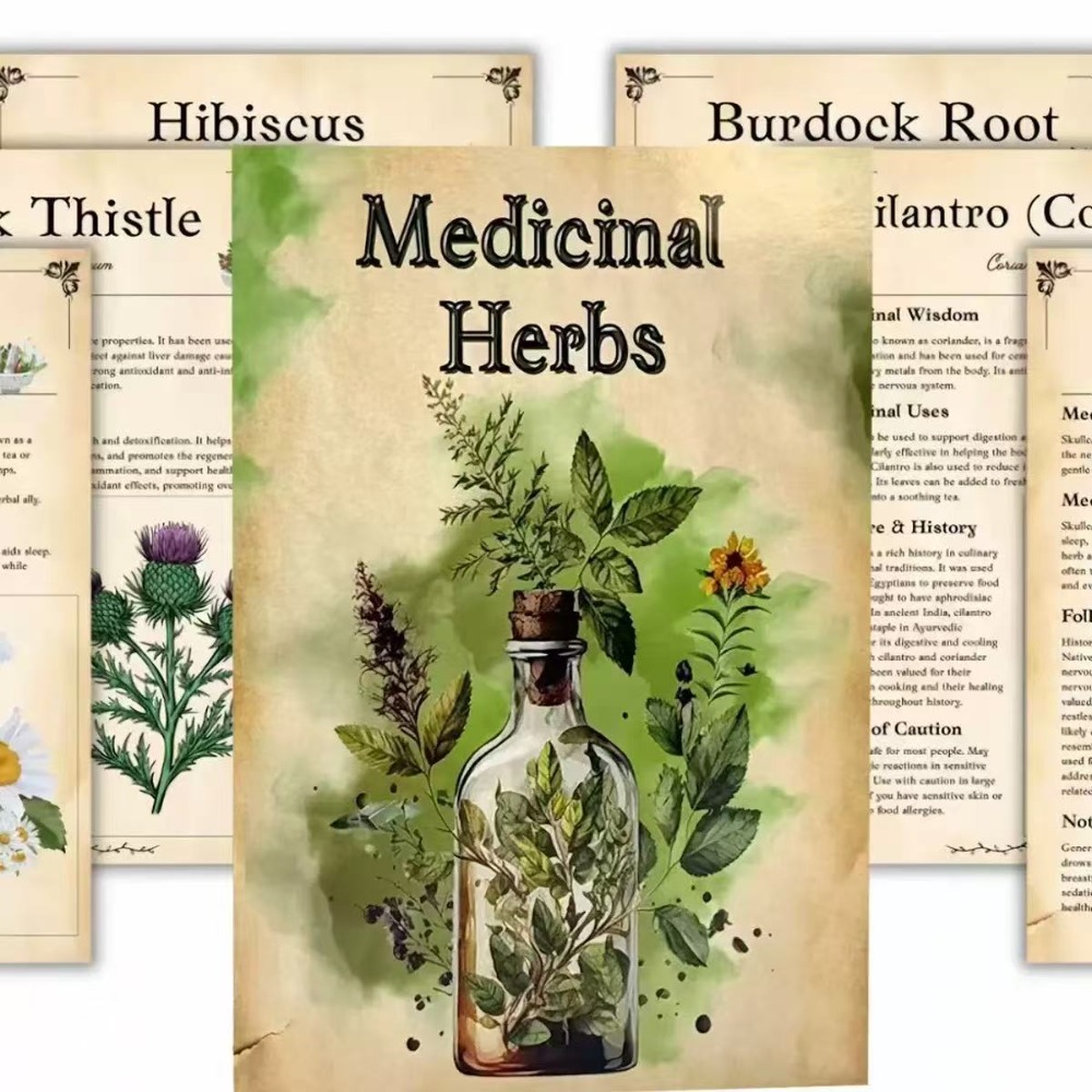 Herbal Wellness - Zioła lecznicze: Wizualny przewodnik do identyfikacji