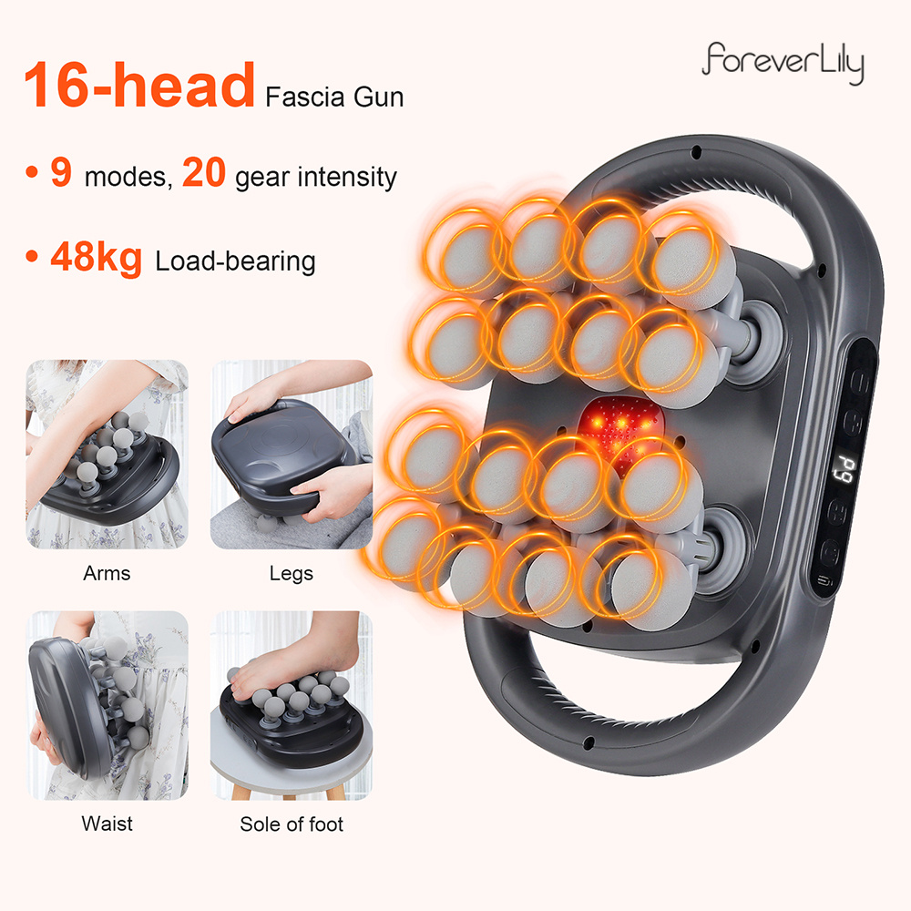 Health Wellness - 16-głowicowy pistolet powięziowy Wibracje o wysokiej