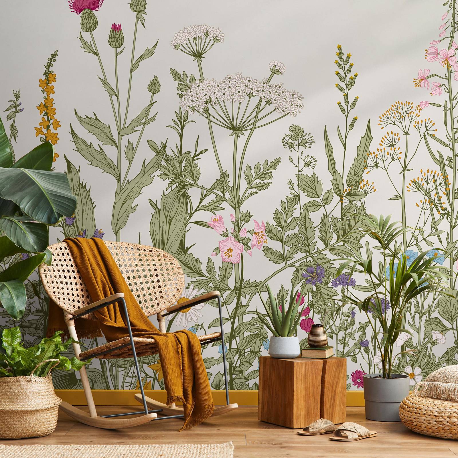 Botaniczna tapeta kwiatowa, zi – Herbal Wallpaper recenzja i cena