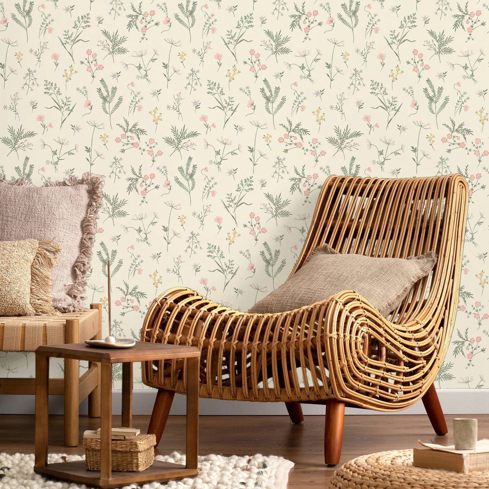 Tapeta Crosswell Coral Pink Bo – Herbal Wallpaper recenzja i cena