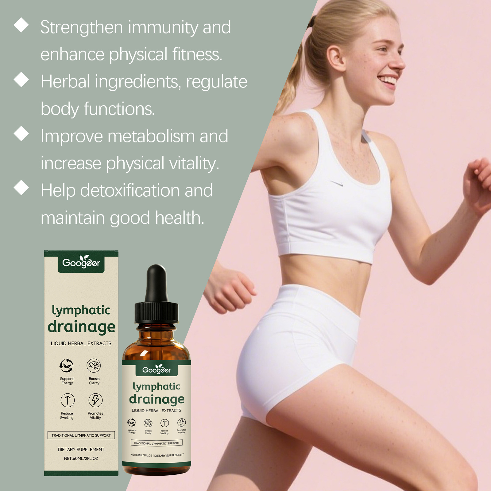 Krople do drenażu limfatyczneg – Herbal Wellness Liquid recenzja i cena