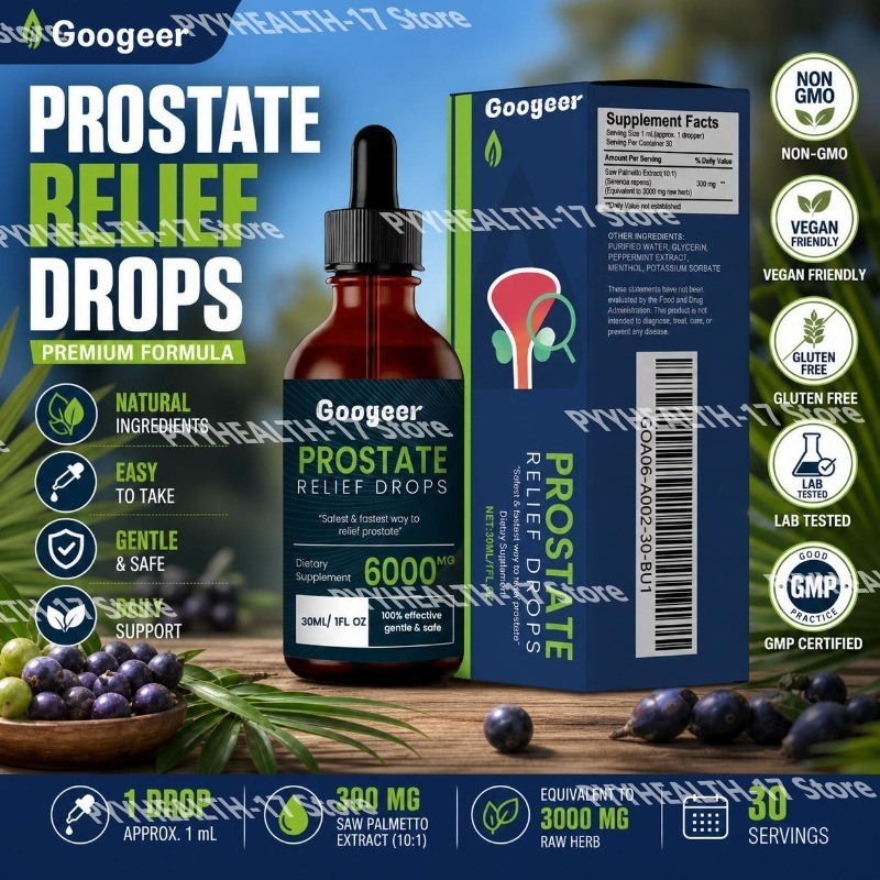 Googeer Prostate Wellness Drop – Herbal Wellness Liquid recenzja i cena