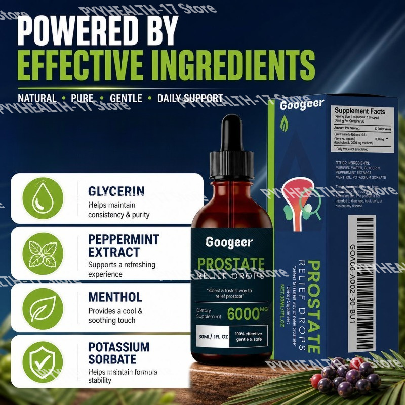 Googeer Prostate Wellness Drop – Herbal Wellness Liquid recenzja i cena