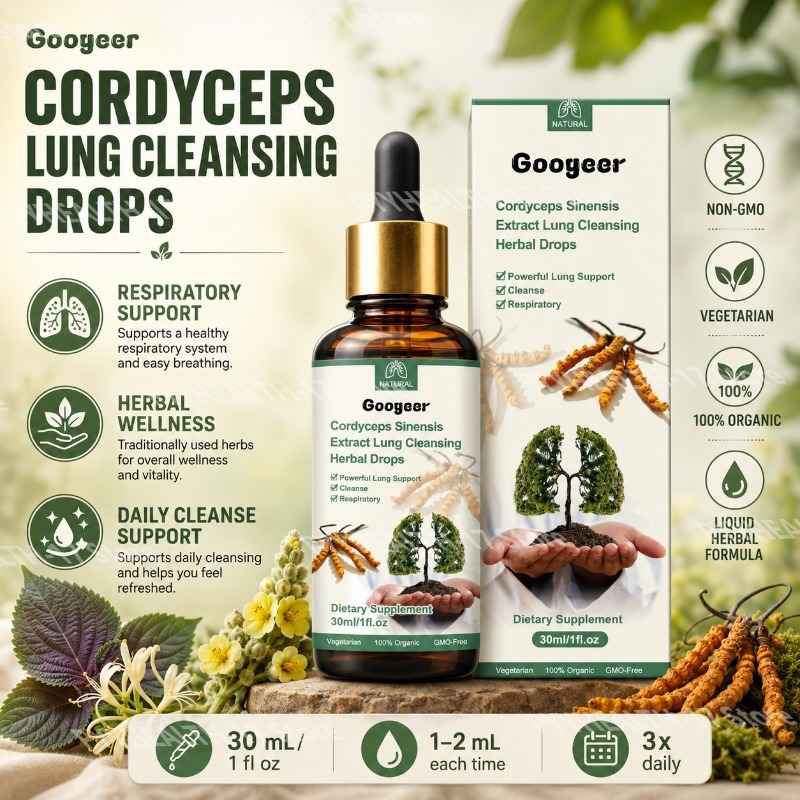 Googeer Cordyceps w płynie - z – Herbal Wellness Liquid recenzja i cena
