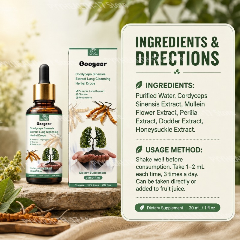Googeer Cordyceps w płynie - z – Herbal Wellness Liquid recenzja i cena