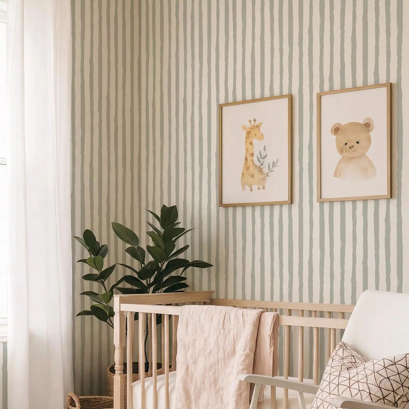 Tapeta w paski z zielonej szał – Herbal Wallpaper recenzja i cena