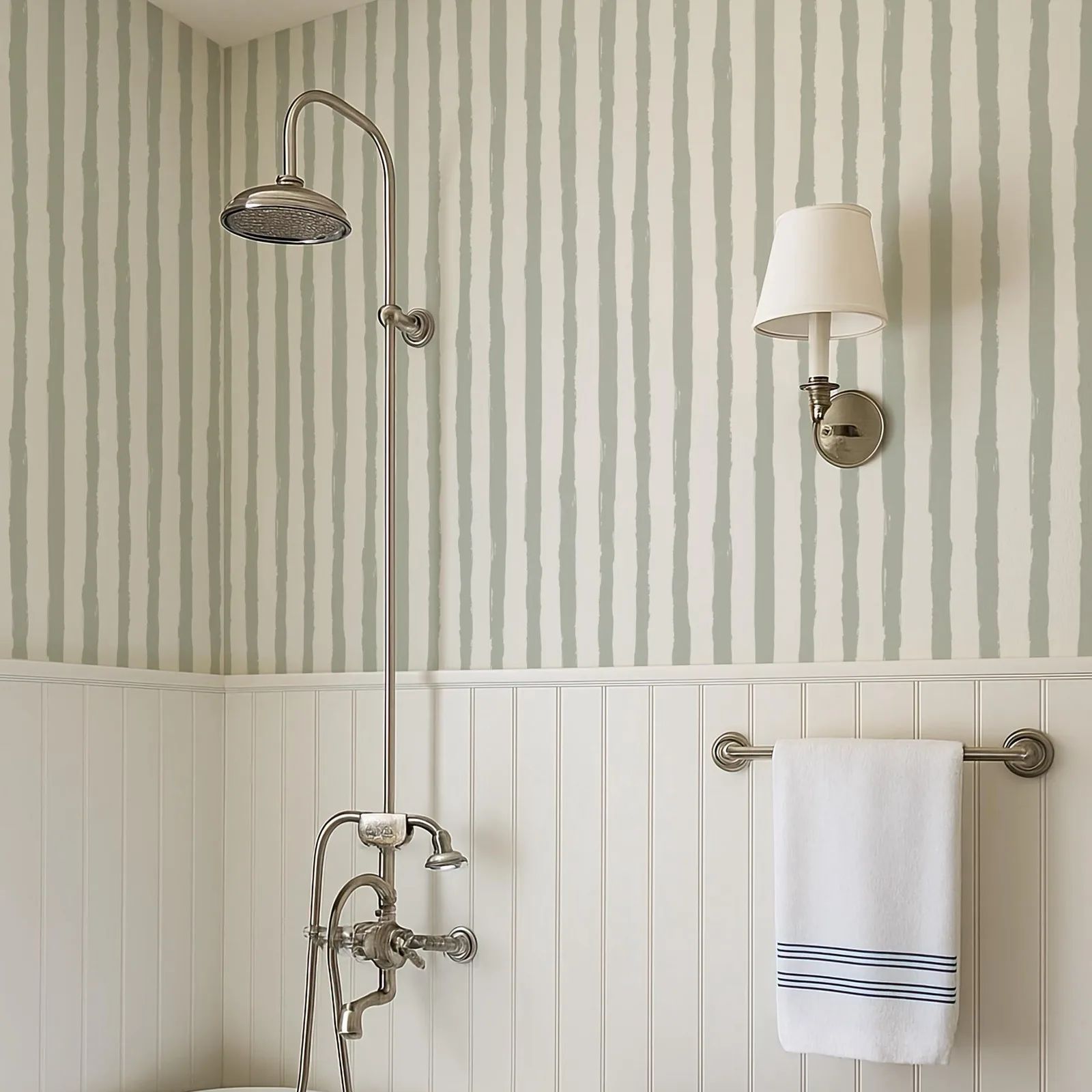 Tapeta w paski z zielonej szał – Herbal Wallpaper recenzja i cena